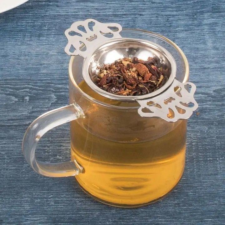 Stainless Steel English Tea Strainer for Loose Leaf Tea