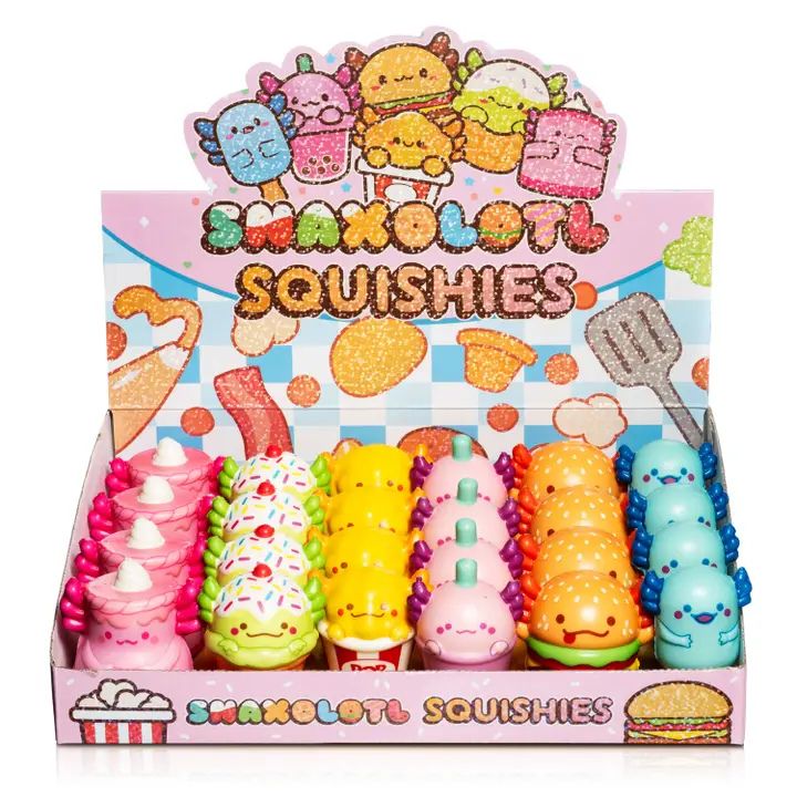 Snaxolotl Mini Squishy Toy PDQ