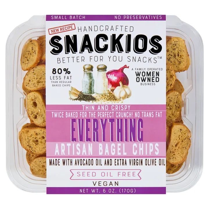 Snackios Everything Bagel Chips