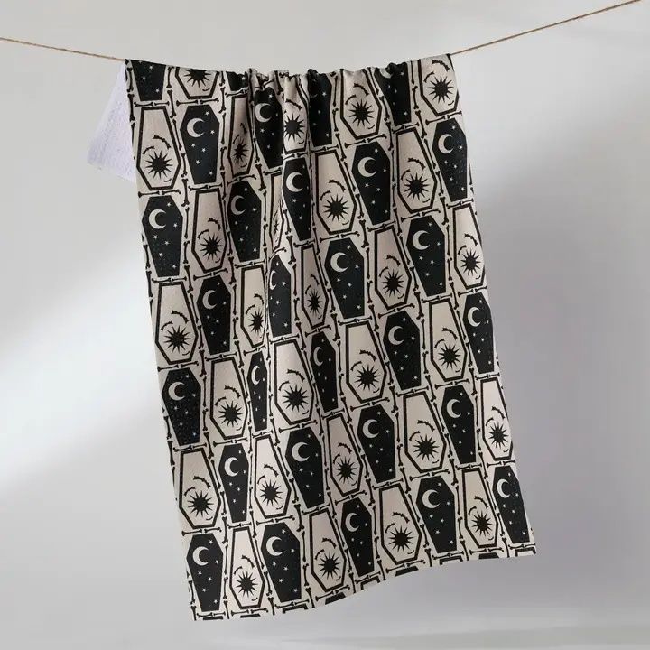 Gothic Slumber Tea Towel - Halloween 2026