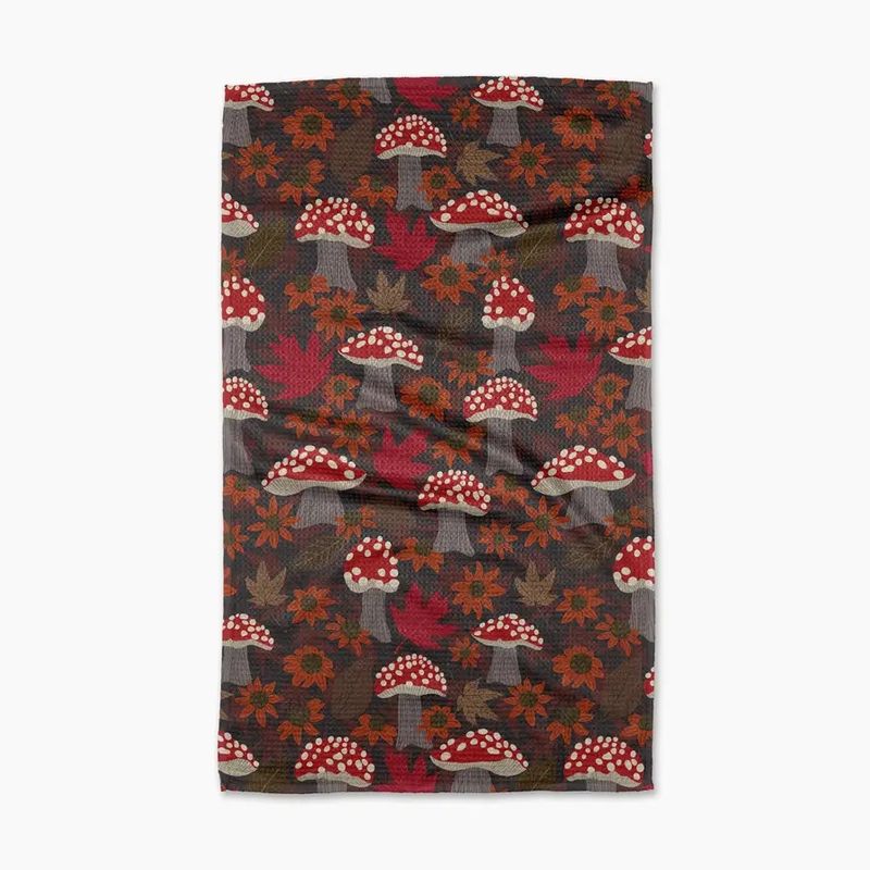 Mushroom Forest Tea Towel