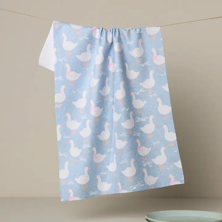 Duck Trail Tea Towel