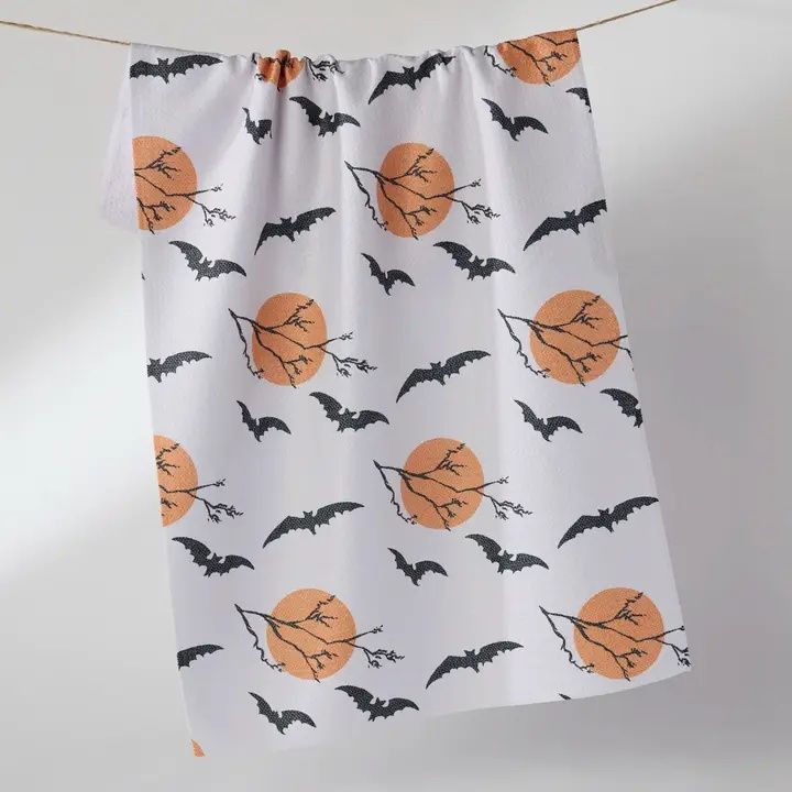 Night Flight Tea Towel - Halloween 2026