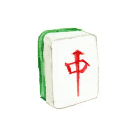 Mahjong Dragon Tile Sticker