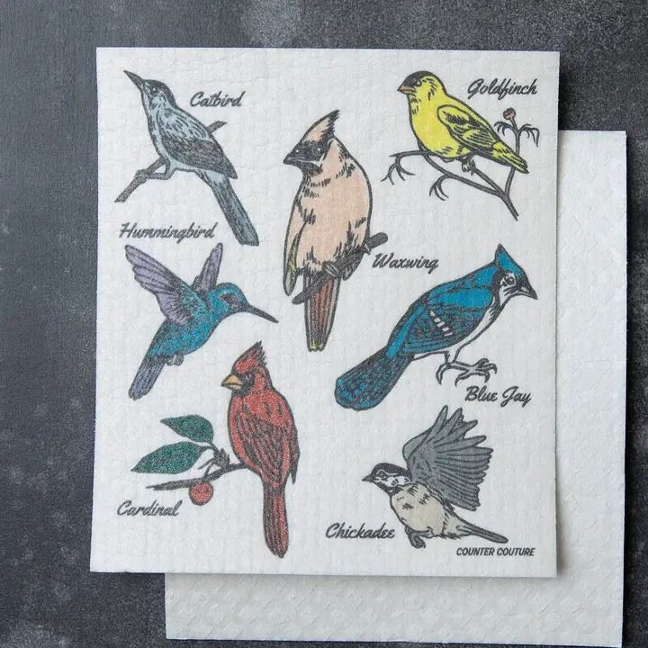 Swedish Dishcloth, Birds of North America