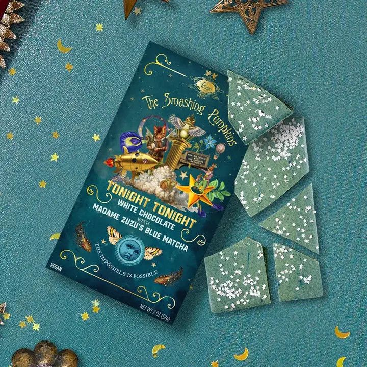 Smashing Pumpkins Matcha + Lime White Chocolate Bar | Vegan