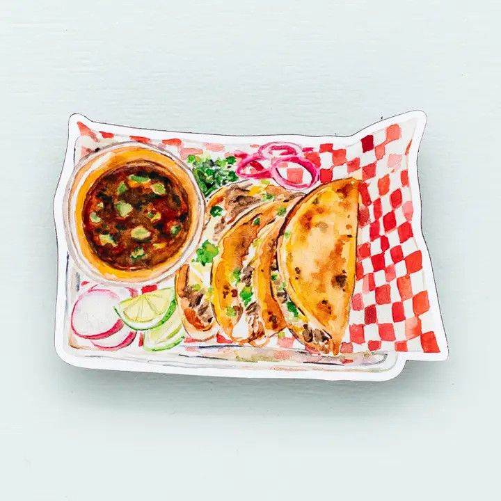 Birria Mexican Tacos Magnet