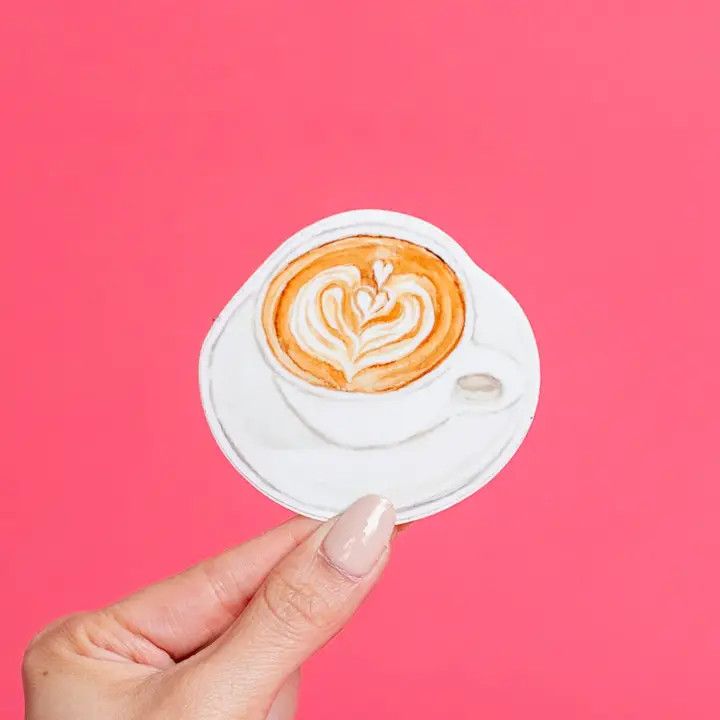 Coffee Latte Sticker