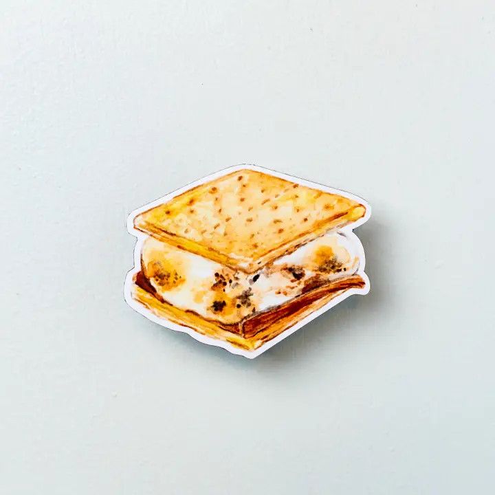 Campfire S'more Sticker