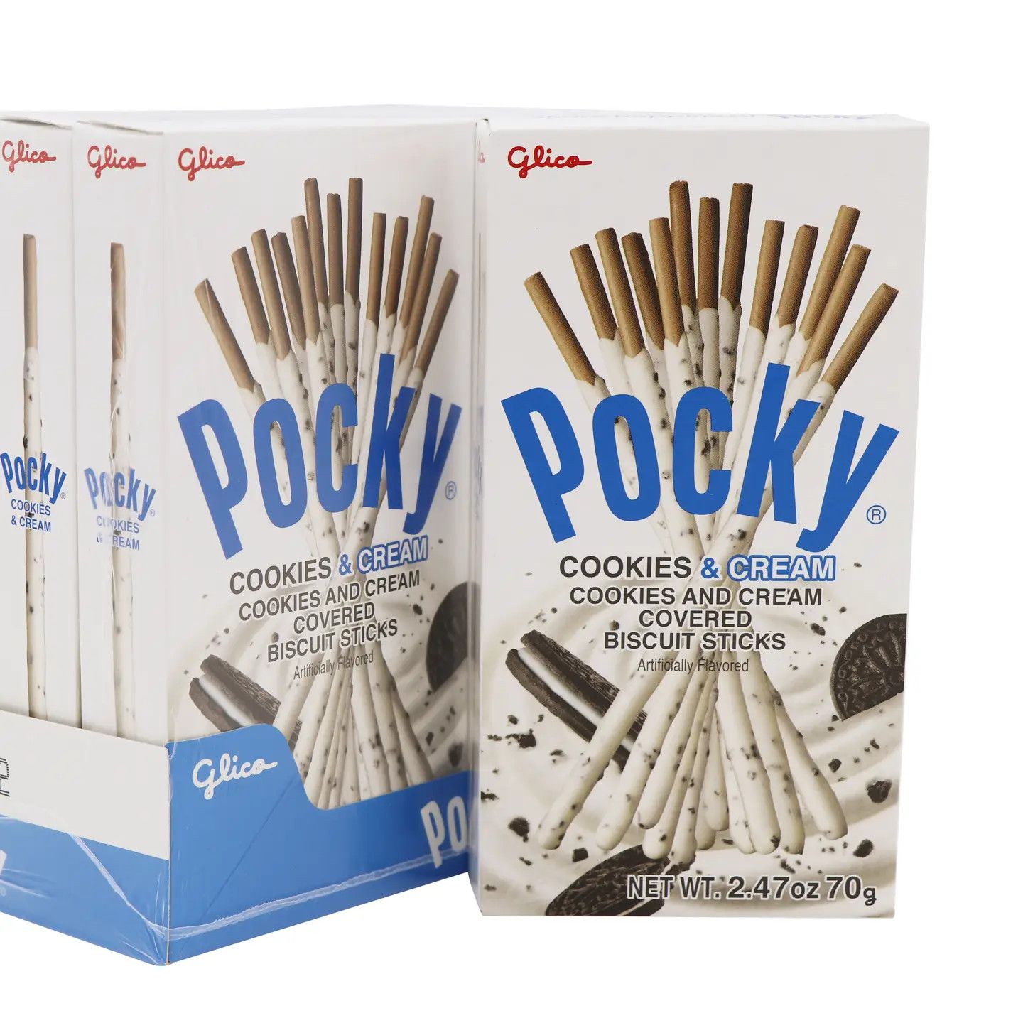Pocky Cookies &amp; Cream Biscuit Sticks 41g (Thailand)