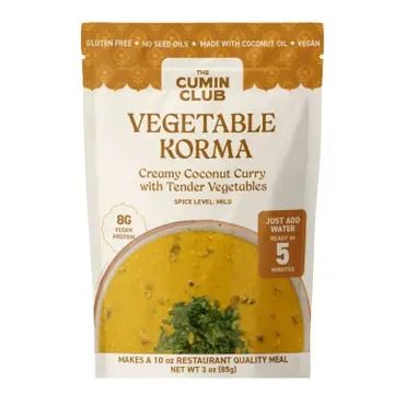 The Cumin Club Vegetable Korma Ready to eat Indian Meal