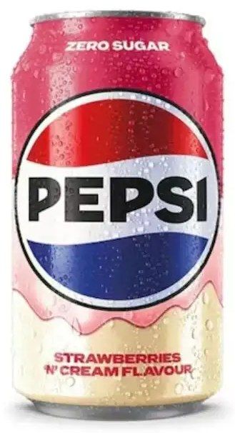 Pepsi Zero Strawberry Milkshake 330ml (China)
