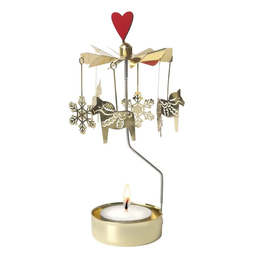 Christmas Horse Rotary Candleholder