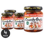 Umami Topping Crunchy Garlic with Chili Oil, Mild Flavor, 3.88 oz