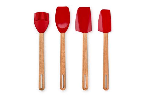 Signature Silicone Tools, Set of 4 - Cerise | Le Creuset