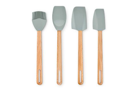 Signature Silicone Tools, Set of 4 - Sea Salt | Le Creuset