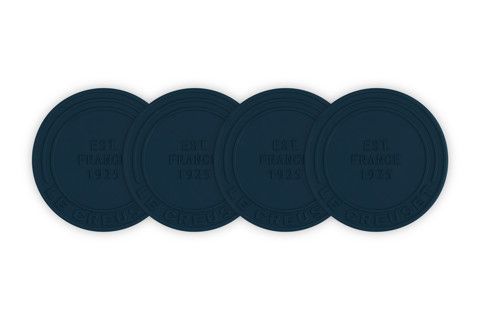 Silicone Coasters (est. 1925), Set of 4 - Nuit 4" | Le Creuset