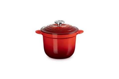 Rice Pot with Stoneware Insert - Cerise 2.25 qt. | Le Creuset