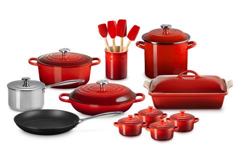 Set of 20 Mixed Material - Cerise | Le Creuset