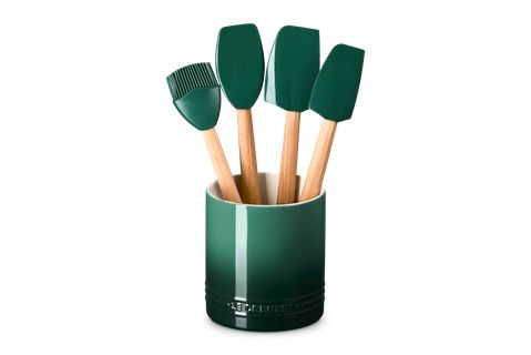 Signature Utensil Crock with Tools, Set of 5 - Artichaut | Le Creuset