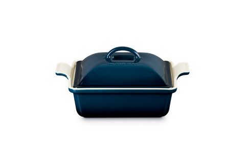 Heritage Covered Square Casserole - Nuit 2.5 qt. (9") | Le Creuset