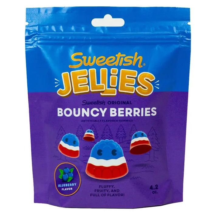 Sweetish Jellies: Bouncy Berries 4.2oz