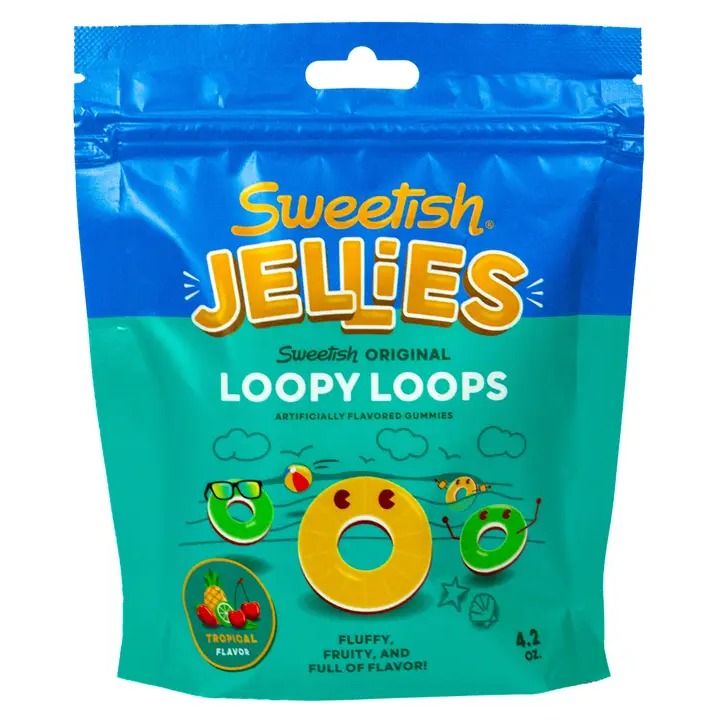 Sweetish Jellies: Loopy Loops 4.2oz