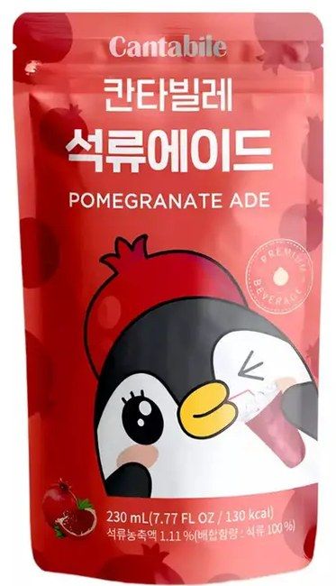 Cantabile Pomegranate Ade Pouch Drink 230ml (Korea)