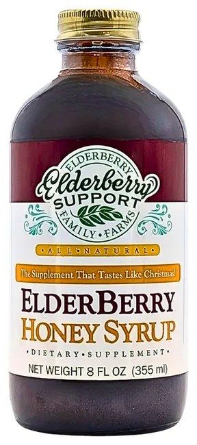 Elderberry Honey Syrup 8oz