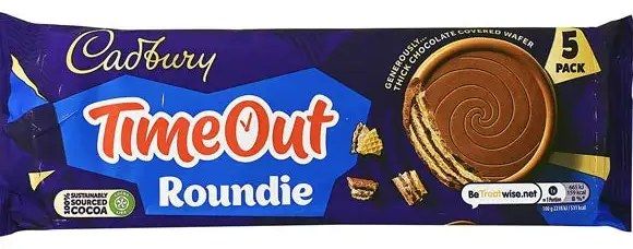 Cadbury TimeOut Roundie Biscuits 150g (UK)