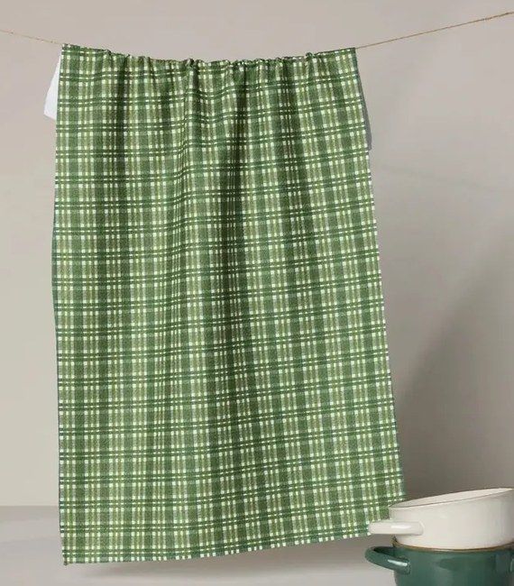 Shay Plaid Tea Towel