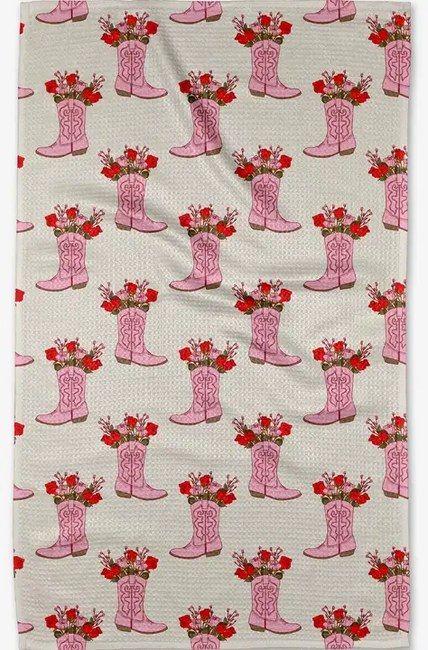 Cowgirl Boots Tea Towel