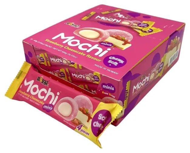 Royal Family Strawberry Cheesecake Mochi Minis 40g (Taiwan)