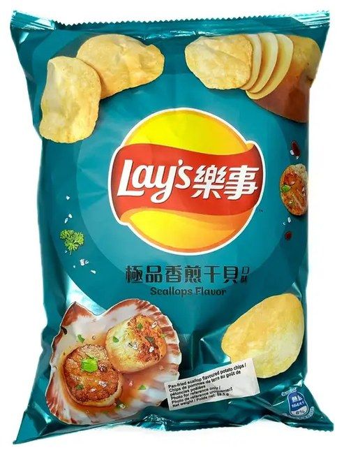 Lay's Scallop Chips 60g (Taiwan)