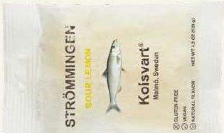 Strömmingen Sour Lemon candy fish