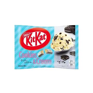 Limited Import - Japanese Kit Kat Cookies &amp; Cream, 116g, 14ct