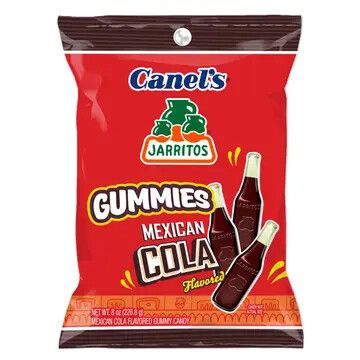 Jarritos Mexican Cola Gummies, 8oz Peg Bag, 12ct
