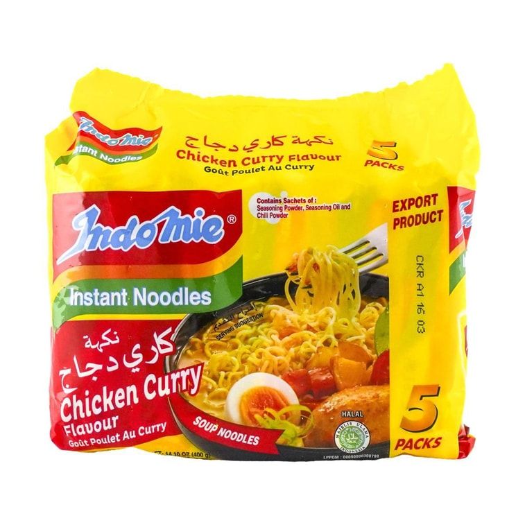 Indomie Chicken Flavor Instant Noodles 2.46oz Packs