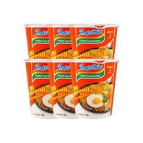 Indonesian Mi Goreng Instant Stir-Fried Cup Noodles - Original Flavor - 6 Cups.64oz