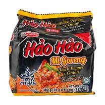Hao Hao Mi Goreng, Black Pepper &amp; Onion Flavor, 5 Pack, 13.4 oz