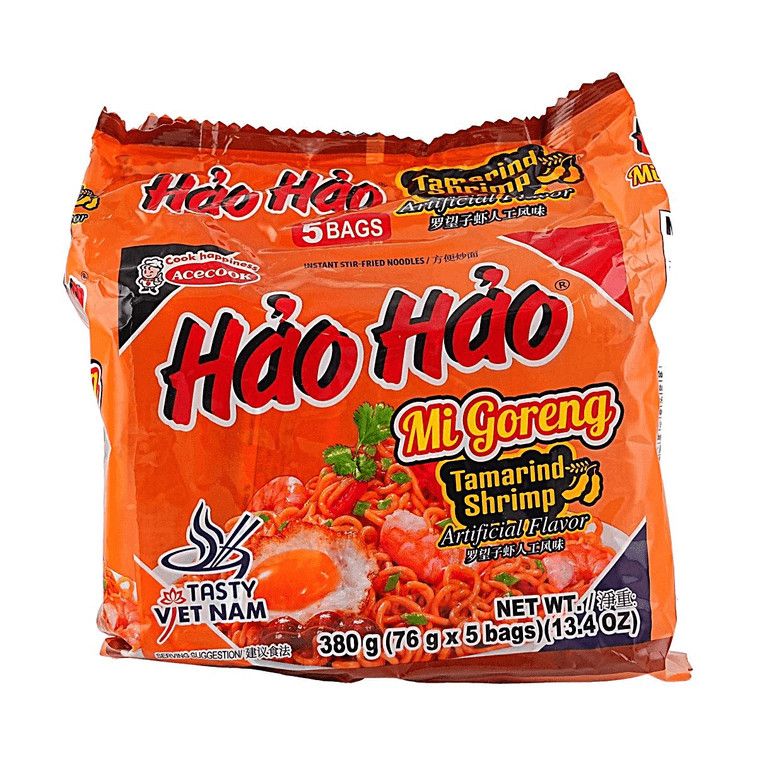 Hao Hao Mi Goreng, Tamarind Shrimp Flavor, Single Pack