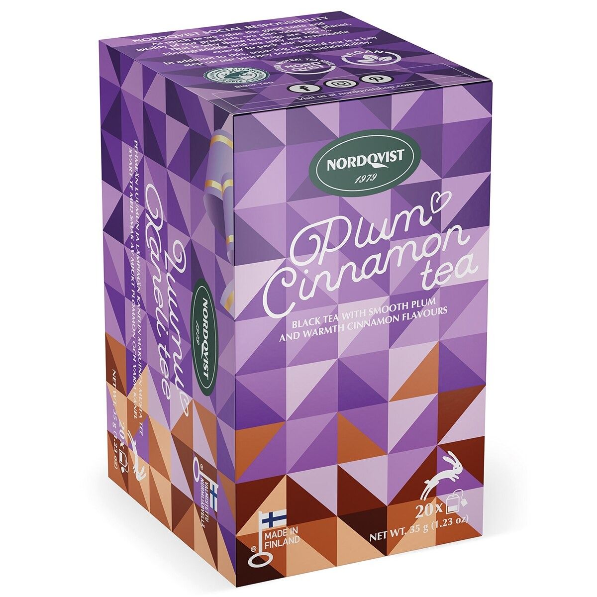 Plum Cinnamon Tea 20/pc Box