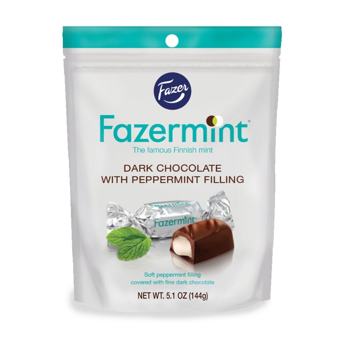Fazermint® Dark Chocolate Peppermint Creams Bag