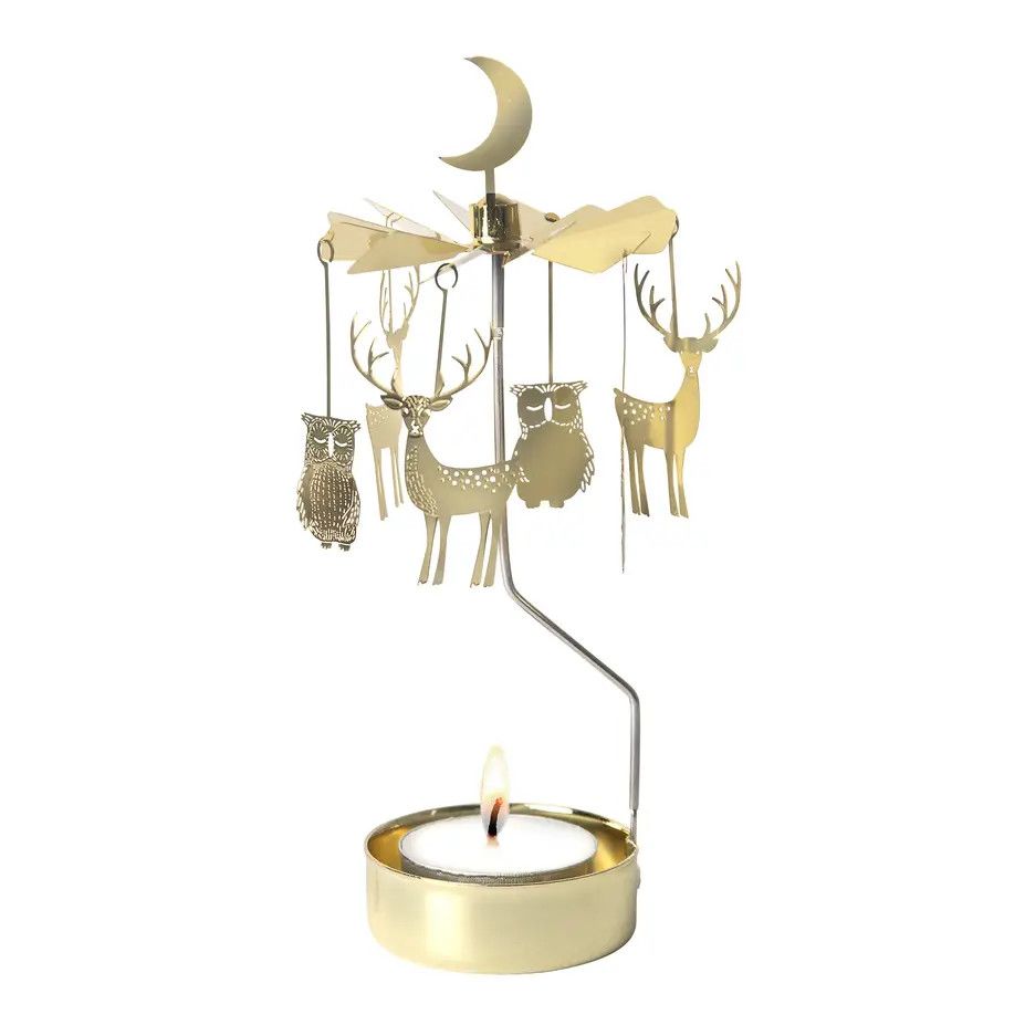 Winter Night Rotary Candleholder