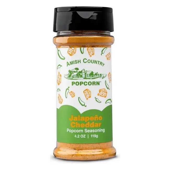 Jalapeño Cheddar Popcorn Seasoning | Amish Country Popcorn