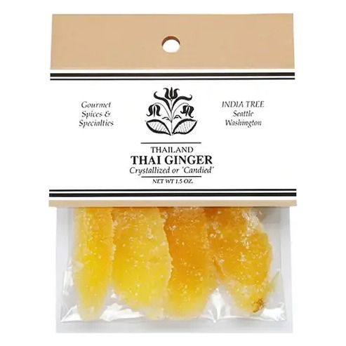 Candied Thai Ginger - Small Jar (1.5 oz) | India Tree