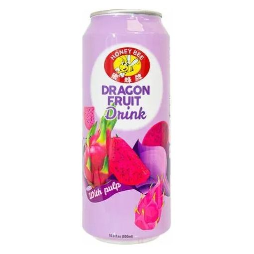Honey Bee Dragon Fruit Drink w/ Pulp 500ml (Vietnam) | Global Bite Co