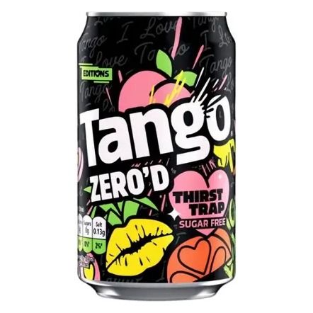 Tango Thirst Trap Sugar Free Can 330ml (UK) | Global Bite Co
