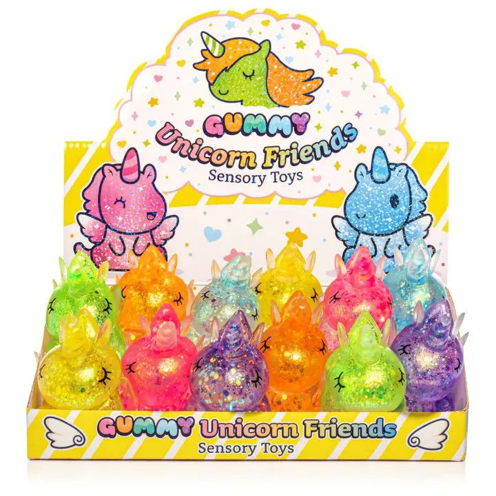 Gummy Unicorn Friends Sensory Toy | Kawaii Slime Company