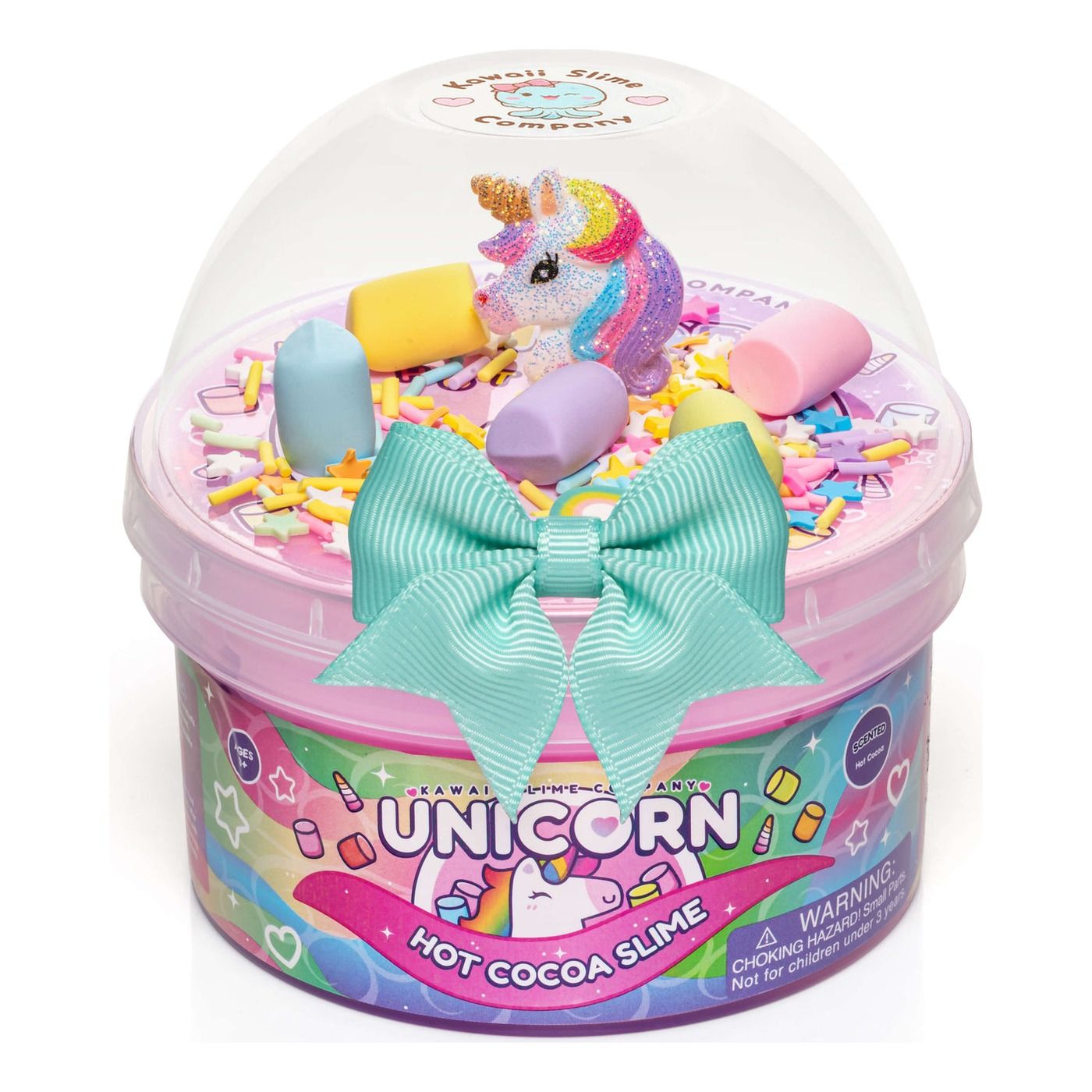 Unicorn Hot Cocoa Butter Signature Dome™ Slime | Kawaii Slime Company